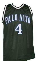 Jeremy Lin Palo Alto High School Basketball Jersey New Sewn Green Any Size image 4