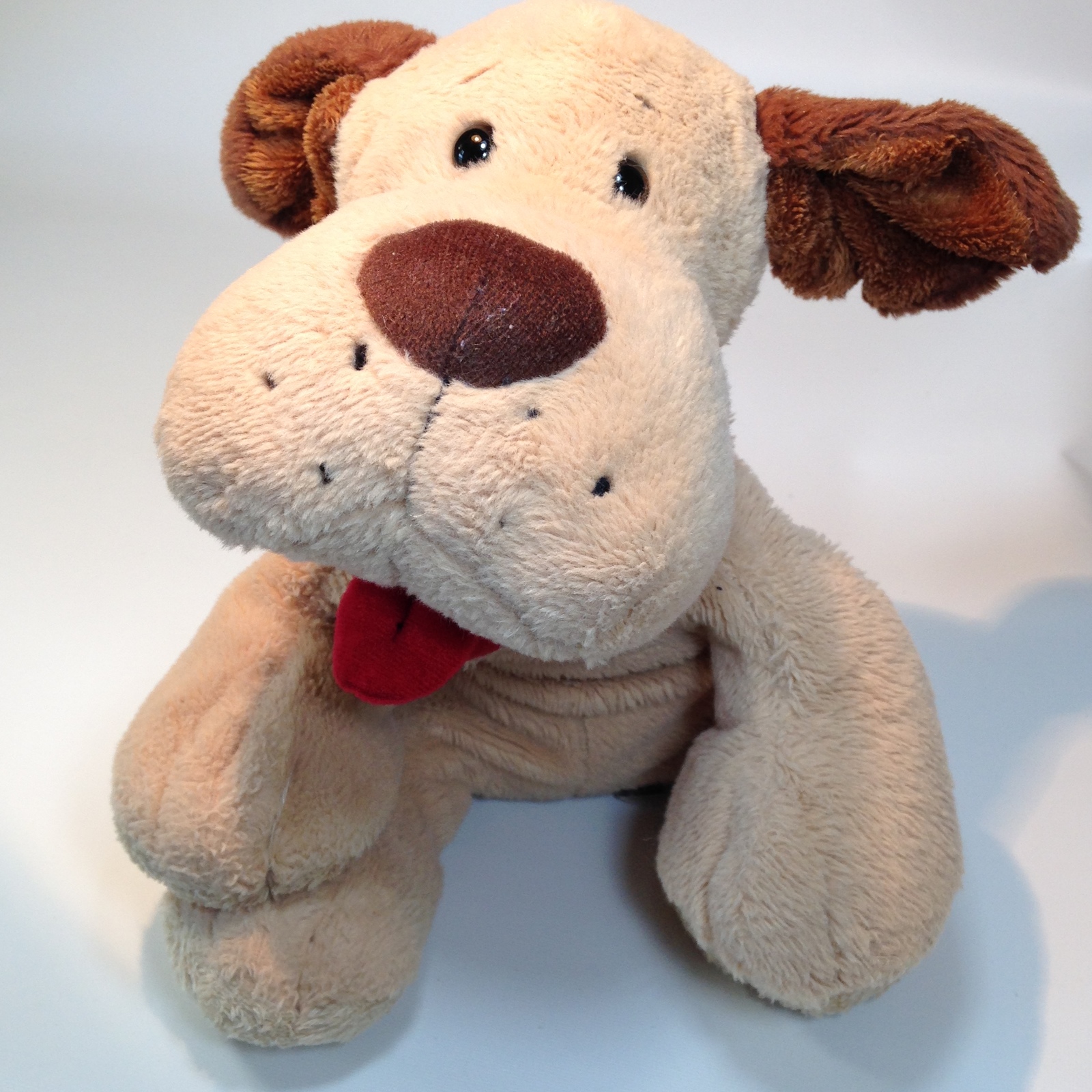 GANZ Webkinz Collie White & Brown Plush Dog Lassie Toy no code