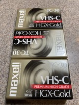 Maxell Gold Video Tape VHS HGX-Gold Premium and 50 similar items