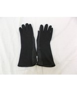 NEW Rare Aviation Aviator Military Black Leather Summer Flyer Gloves Sz 12 - $22.49