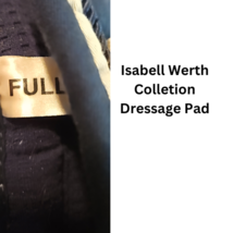 Isabell Werth Collection Dressage Pad Navy with Set 4 Navy Standing Wraps USED image 7