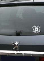 Football Custom Personalized Car Decal Team Sport - $6.86