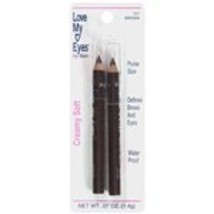 Love My Eyes Softcrayon Eyeliner Brown Duo - $7.99