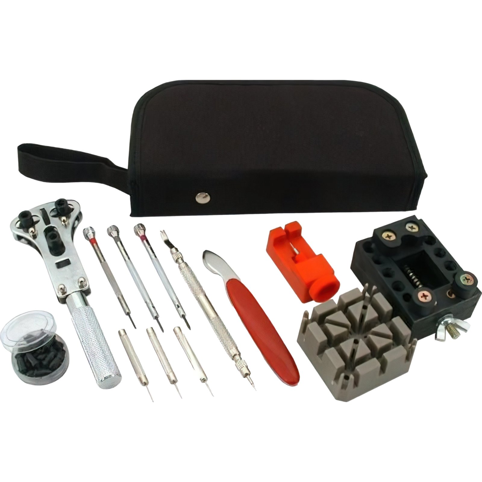 30 PC Deluxe Watch Opener Tool Kit Repair Pin Remover Beads & Jewelry