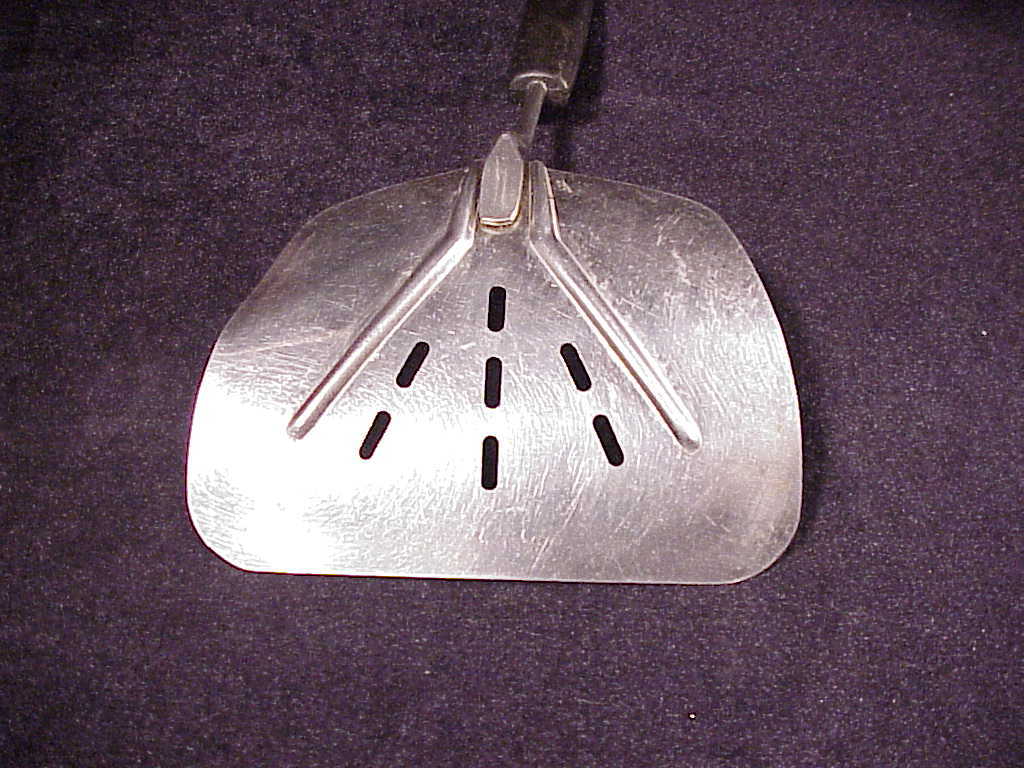 Vintage Foley Flipper Lifter Curved Spatula Stainless Steel 