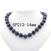 Hot Free New Beautiful Natural 10mm Egyptian Lapis Lazuli Stone Clavicle Chain N - $41.97