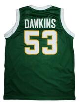 Darryl Dawkins Evans High School Basketball Jersey Sewn Green Any Size image 2