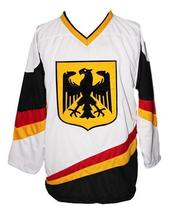 Any Name Number Team Germany Hockey Jersey New Sewn White Scheibler Any Size image 1