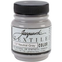 Jacquard Textile Color Fabric Paint 2.25 Ounces-Neutral Gray - $3.95