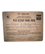 Vintage WW11 War Ration Books- 4 Crrynthiana ￼ Kentucky ￼ - $39.48
