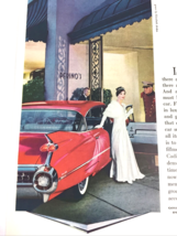 Elegant 1959 Cadillac 4 Door Hardtop and Airstream Trailers Original Print Ad - $13.10
