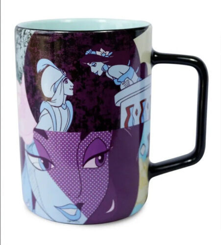 Disney Parks Blue Genie from Aladdin Face Ceramic Mug Cup: Coffee  Cups & Mugs