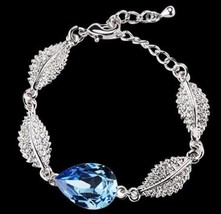 Bracelet with Swarovski Crystal and Diamonds - $7.53
