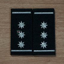 Police Captain ROYAL THAI POLICE RANK SHOULDER BOARDS EPAULETTE Fabric - $23.38
