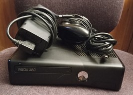 Microsoft Xbox 360 S Slim Model 1439 Black Console + Cables & Controller - $96.97
