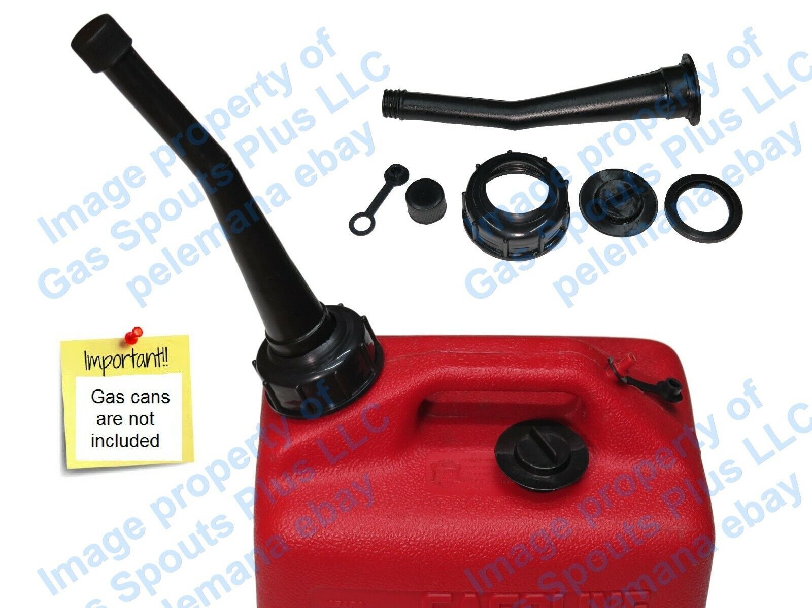 CHILTON BLACK Gas Can SPOUT & PARTS KIT Sears Craftsman Aftermarket