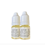 2 pcs Castor Oil Eye Drops Organic Cold Pressed Non GMO Hexane Free Casa... - $19.00