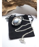 Metal Egg Pendulum Vial Stash Secret Professional Silver Healing Tapón d... - $19.10
