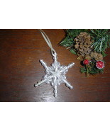 Handcrafted Beaded Star Christmas Ornament - $3.50