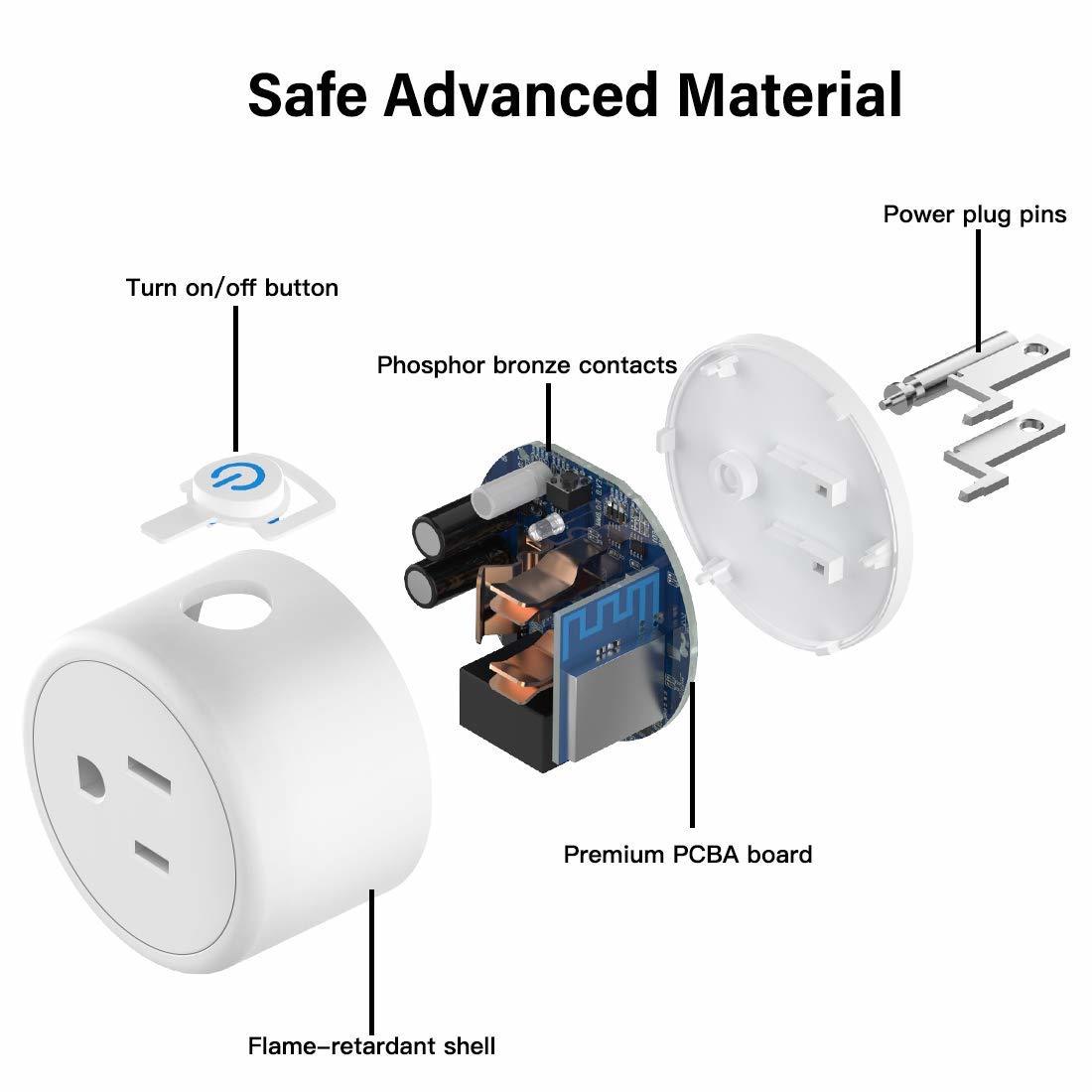 Minoston Outdoor Remote Control Outlet Plug (MP22R)