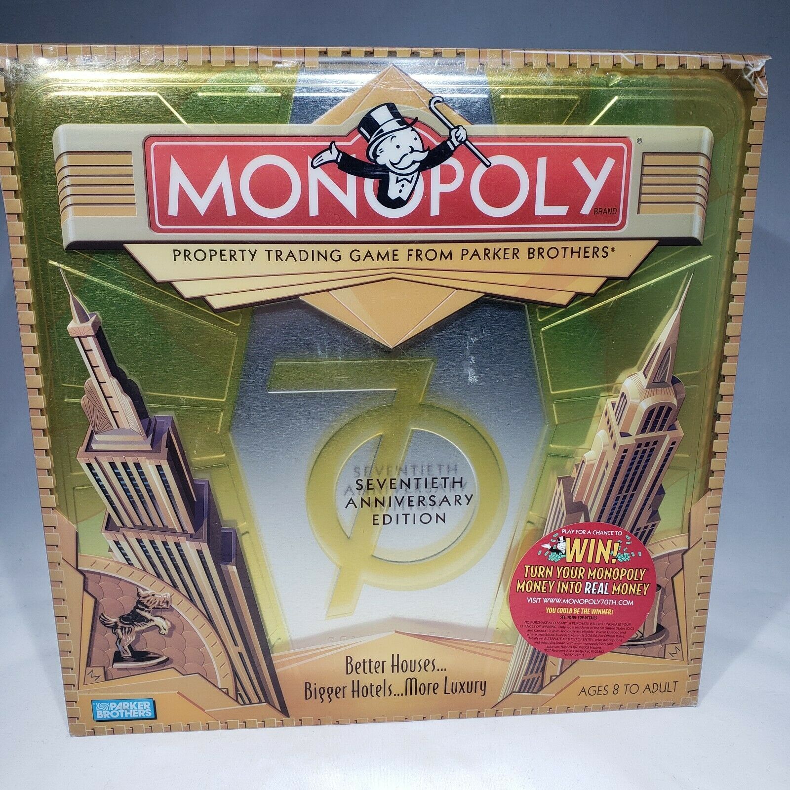 University Games Anti-monopoly Travel Tin Game for sale online