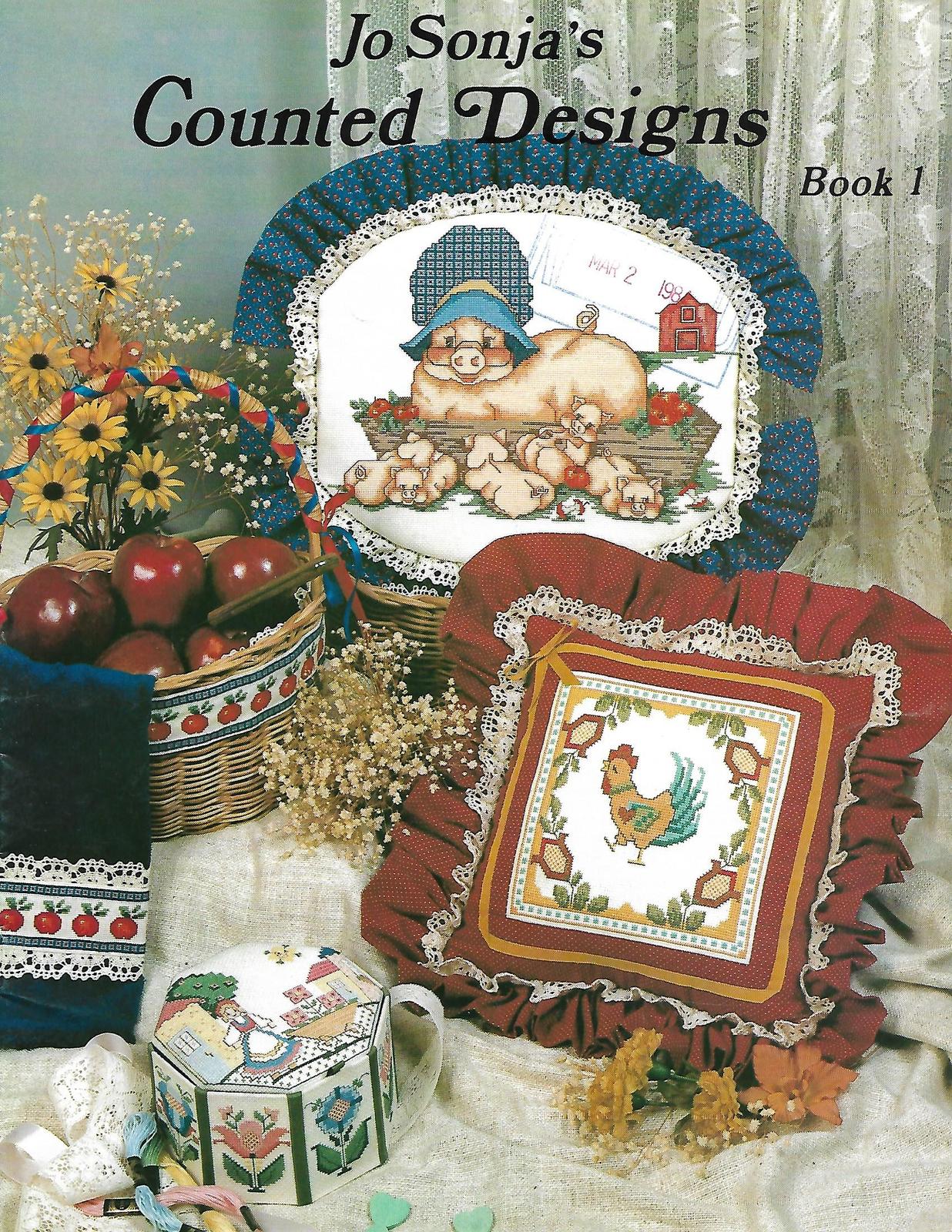 Jo Sonja's Counted Designs Books 1-2-4. and 50 similar items