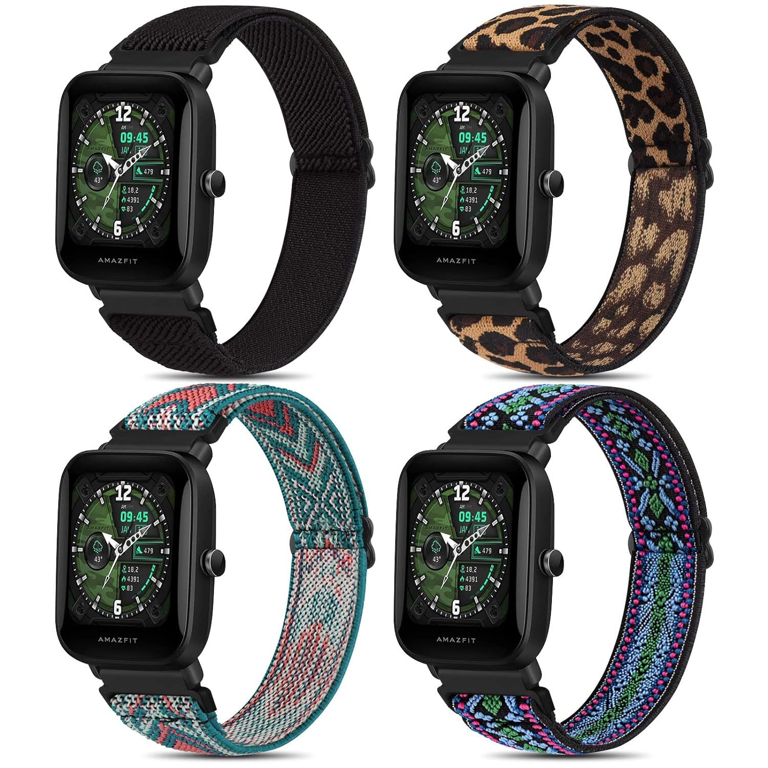 Cloth Band For Amazfit Bip U Pro/ Bip U/ Bip 3/Bip 3 Pro/ Bip S/ Bip ...