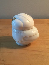 70s Avon Little Snowbird with golden eyes & beak cream sachet bottle (Moonwind) image 2