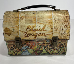 AMERICANA Metal Lunch Box and Thermos 1958 American Thermos lunchbox  vintage USA