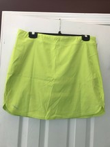 Nwt Ladies Adidas Neon Lime Green Pullon Golf Skort - 4 6 8 10 12 & 14 - $27.99