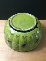 Vintage 50s Tlaquepaque Mexican Pottery 9 1/2" Salad Bowl image 9
