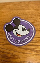 Disneyland Resort Legacy Passholder car Magnet Mickey Mouse Disney Euc - $4.75