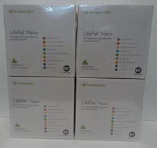 Four Pack: Nu Skin Nuskin Pharmanex LifePak Nano 60 Packets Box Sealed x4 - $745.00