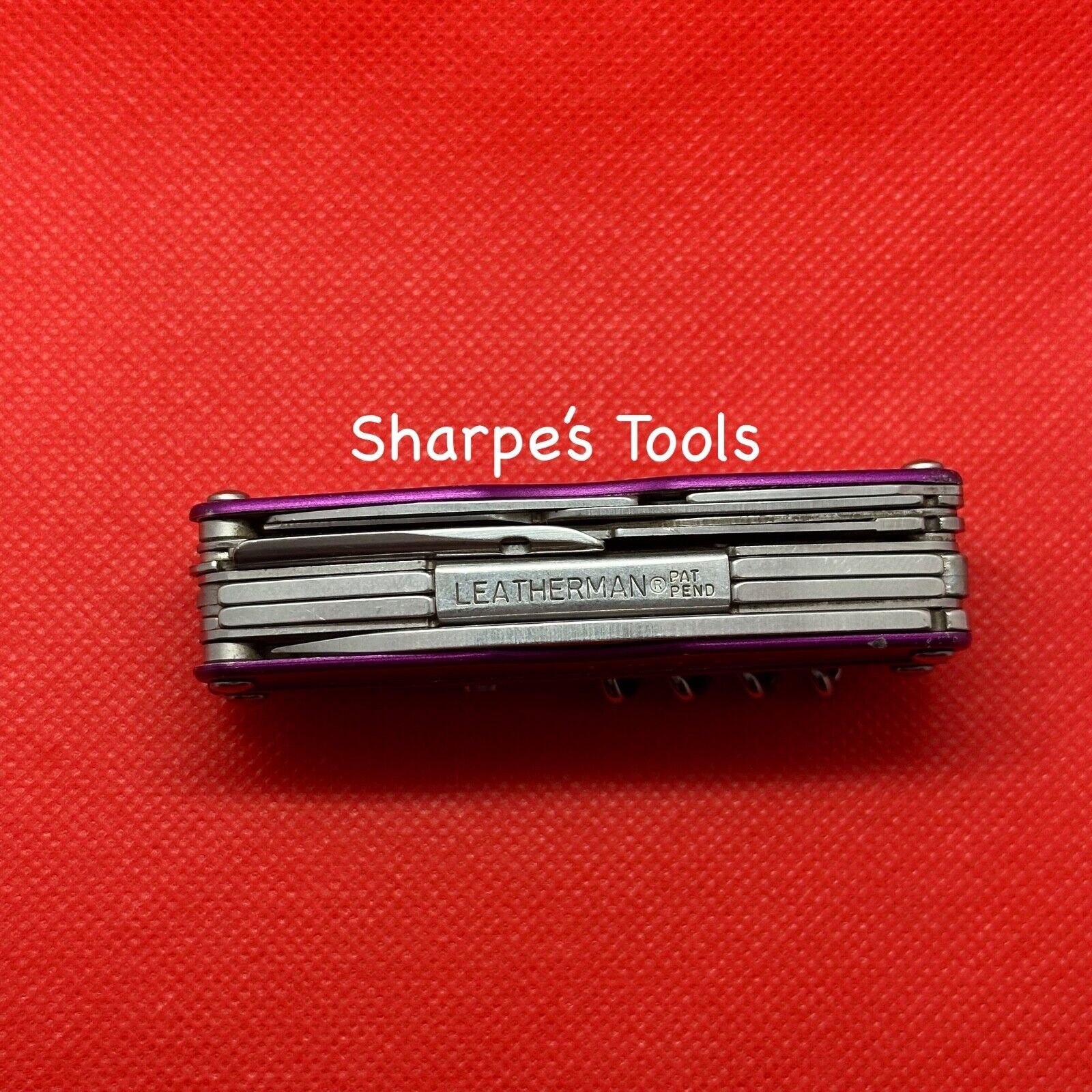 Discontinued Gen 1 Purple Leatherman Juice XE6, 18 Tools, Fish, Great