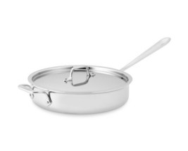 All-Clad D5 Brushed 18/10 SS 5-Ply Bonded 4-qt Soup Pot w/Li d & 10 inch  Fry Pan