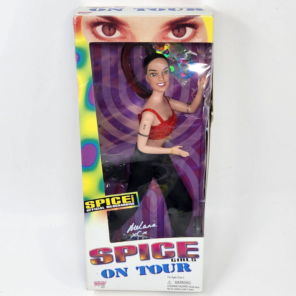 VINTAGE 1998 SPICE GIRLS ON TOUR MELANIE SPORTY DOLL IN ORIGINAL BOX ...