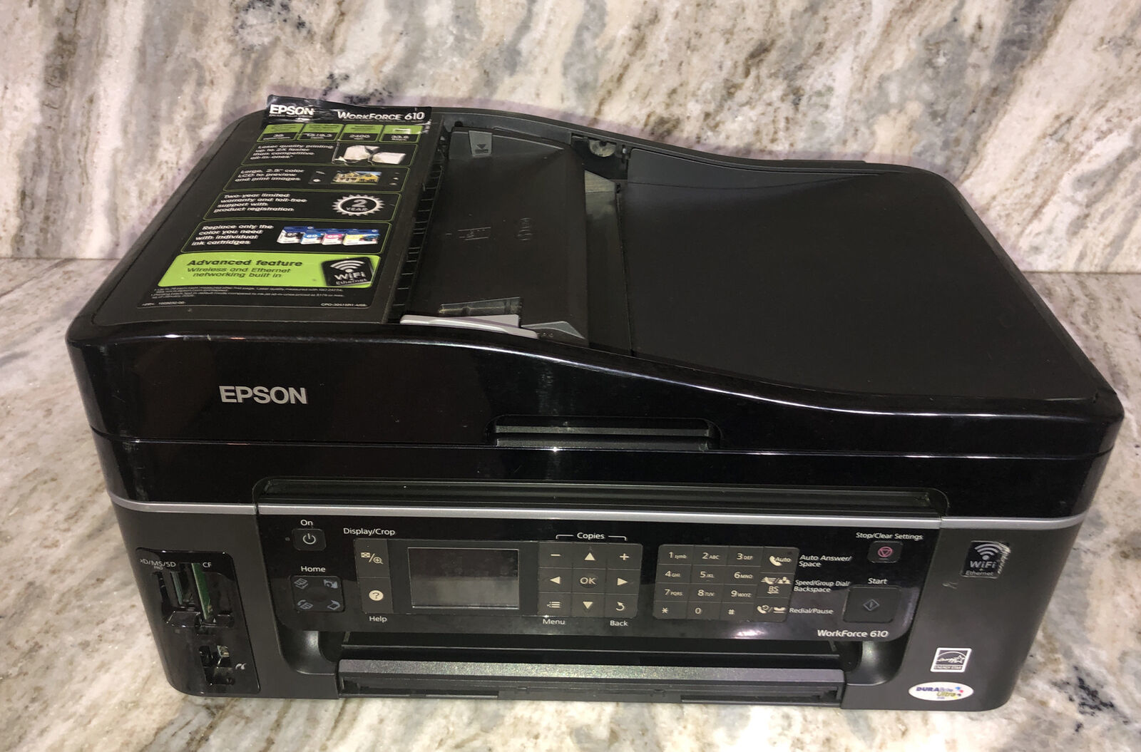 SHIPS N 24 HOURSEPSON WORKFORCE 610 ALL IN ONE INKJET PRINTERFOR