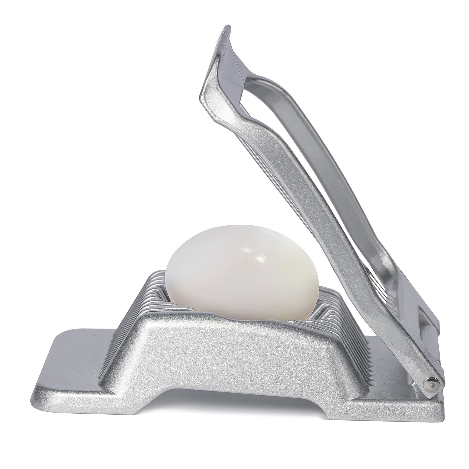 Egg Slicer for Hard Boiled Eggs, Egg Cutter with Stainless Steel Wire Heavy  Duty Aluminium Egg Chopper Slicer Dicer Dishwasher Safe for Garnish Slicer