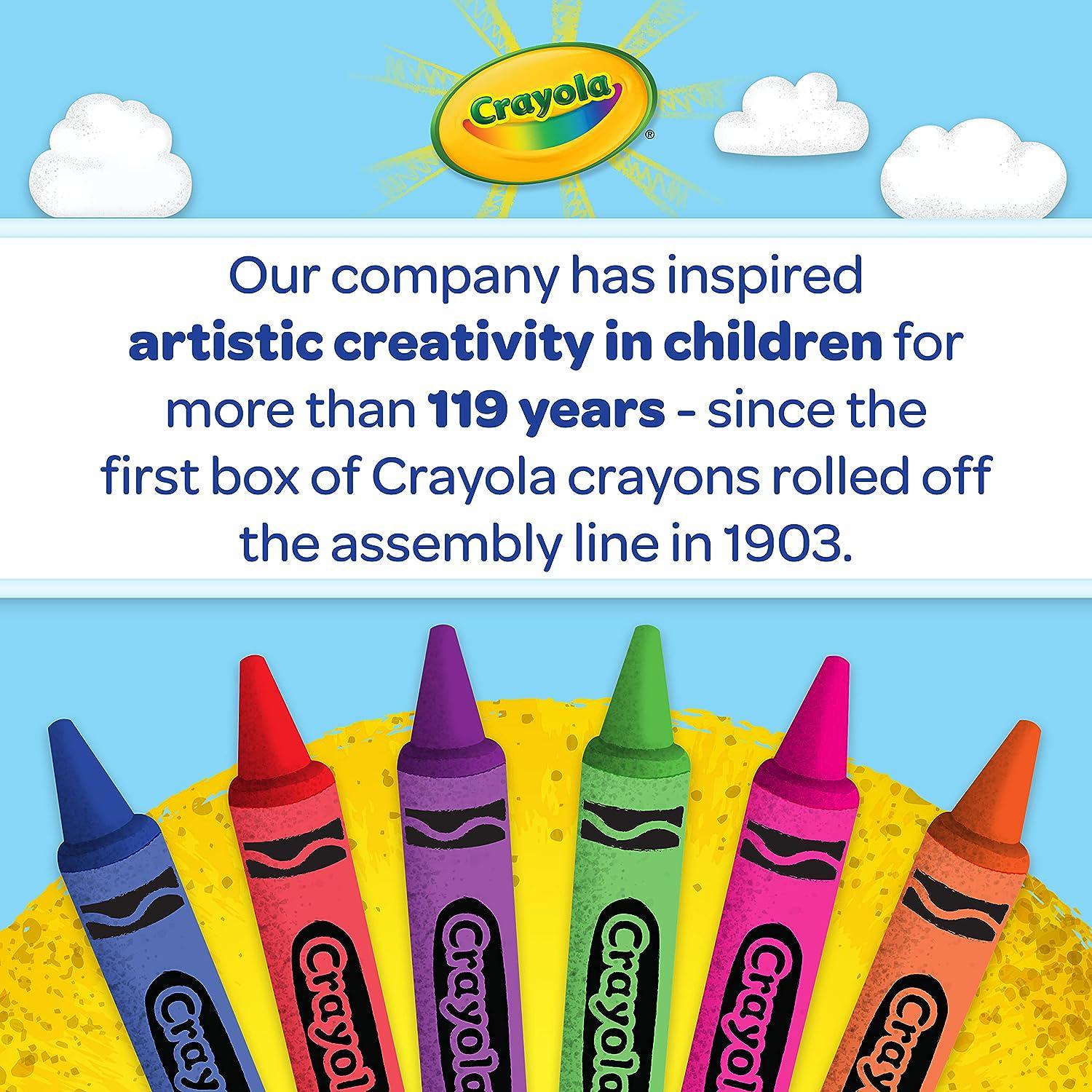 Trail maker 100 Pack Crayons in Bulk for Kids, Classroom - Wholesale Bright  Wax Coloring Crayons in Bulk, 10 Per Box Bundle Art Set (100 Pack)