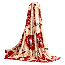 Flower Pattern Coral Carpet Infant Towel Air Conditioning Blanket image 2