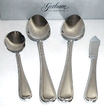Gorham Cortile 4 Piece Serving Set 18/10 Stainless Flatware New - $29.90