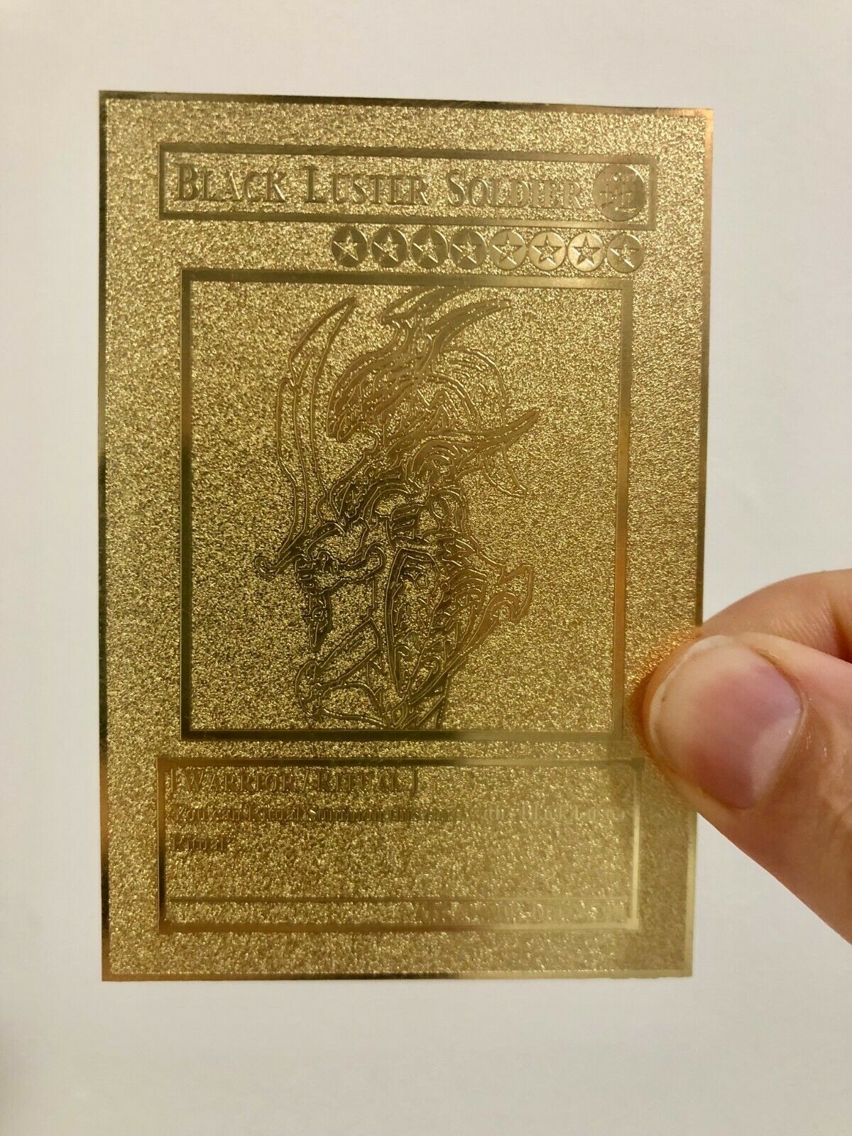 YuGiOh! Metal Collector Card, Black Luster