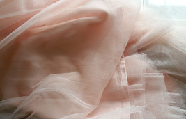 Women Blush Tulle Skirt Full Long Tulle Skirt Blush Pink High Waisted Plus Size image 7
