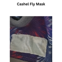 Cashel Fireworks Fly Mask With Ears Horse Size USED image 3