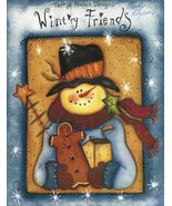 Tole Decorative Painting Wintry Friends Terrye French Snowman Book - $17.99