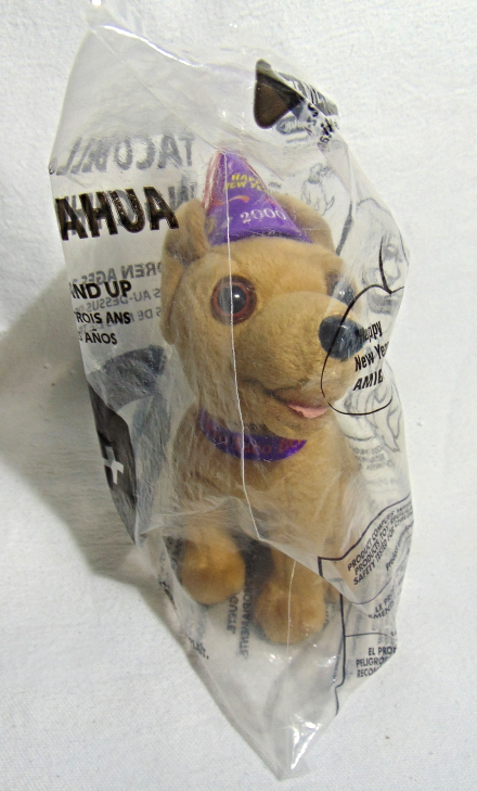 Lot of Taco Bell Chihuahua Plush Meal Toys Applause Brand 