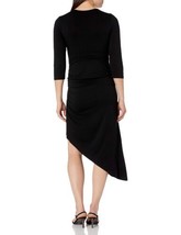 Women&#39;s Maternal America Asymmetrical Hem Nursing Dress, Size Large - Black - $37.67