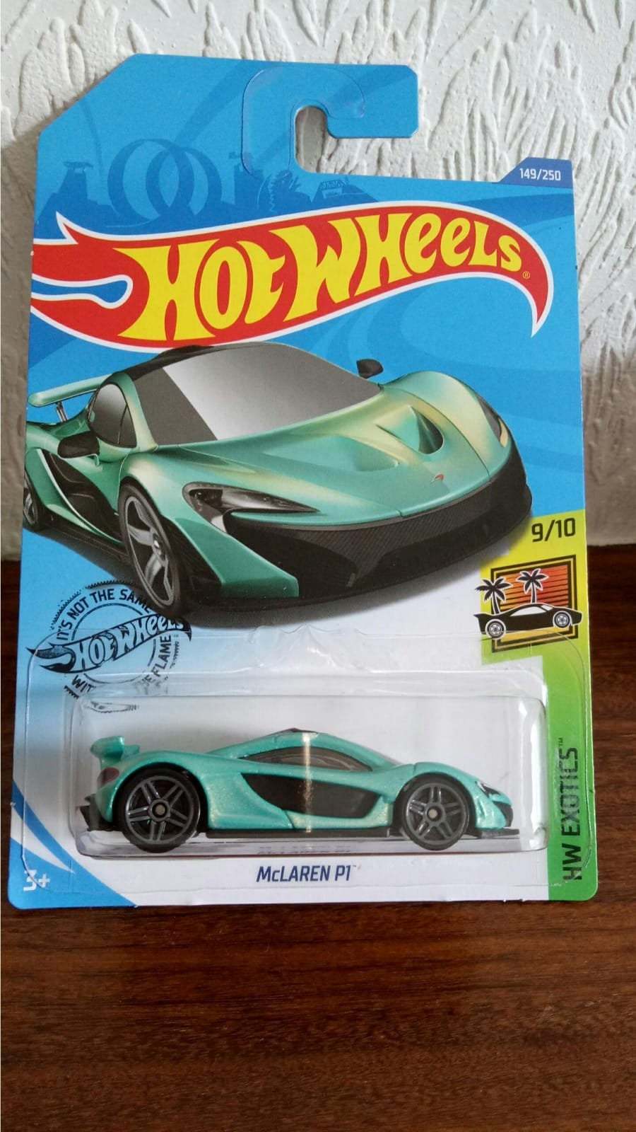 Hot Wheels McLaren P1 Turquoise Hw Exotics Long Card Rare Miniature ...