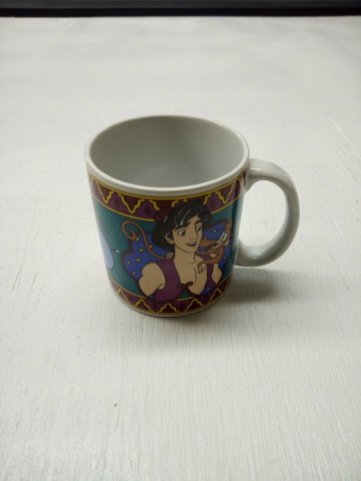 New Disney Aladdin, Jasmine, Genie Coffee Mug