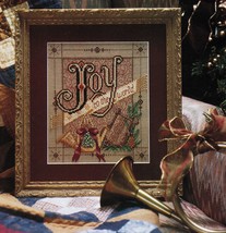 Christmas Joy To The World Frame Afghan Ornament Place Card Cross Stitch... - $9.99
